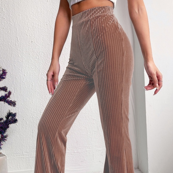 Dusty Pink Flare Bottoms - Picture 4 of 5